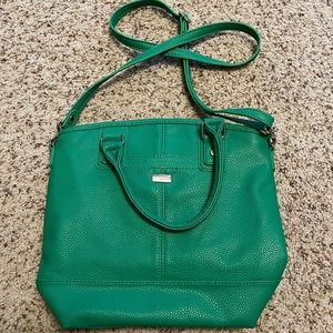 Jewell by Thirty One emerald green purse shoulder bag